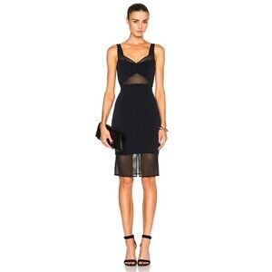 Women's Carisa Rene Tulle Cut Out Dress Tulle Cut Out Dress Size 4